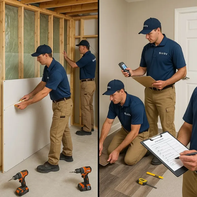 Repairs and Reconstruction process in Henderson County, TX